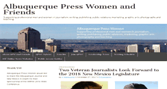 Desktop Screenshot of albuquerquepresswomen.org